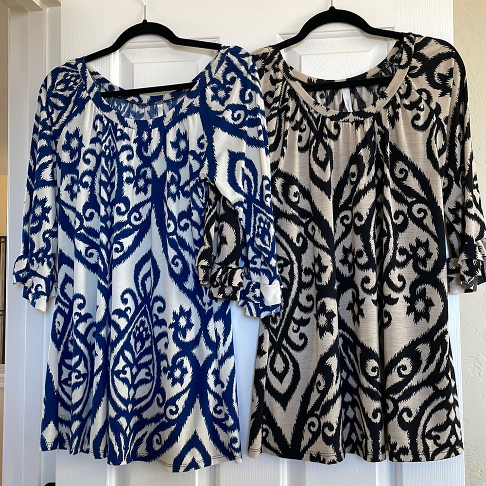 Set of 2 ~ Adorable Tunic Tops